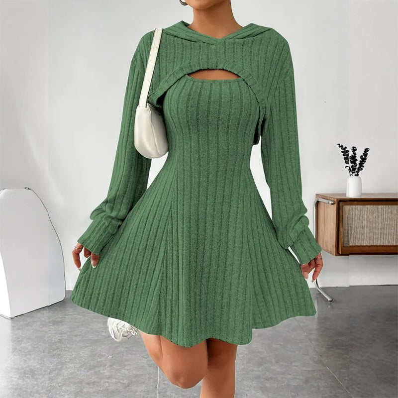 Women's Ribbed Knit Two-Piece Lounge Set – Long Sleeve Top & Wide-Leg Pants - product image 19