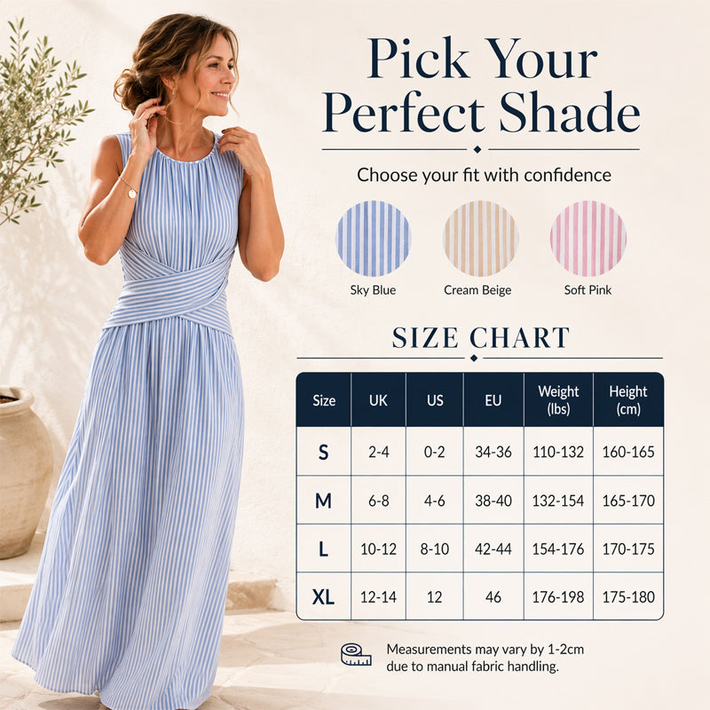 🎀👗Women's Elegant Sleeveless Ruched Midi Dress