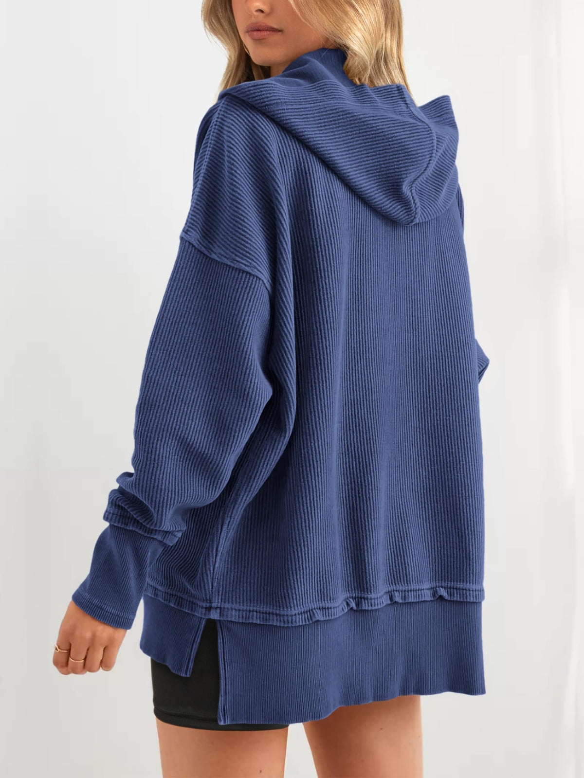 ✨Women's Oversized Button V Neck Hoodie