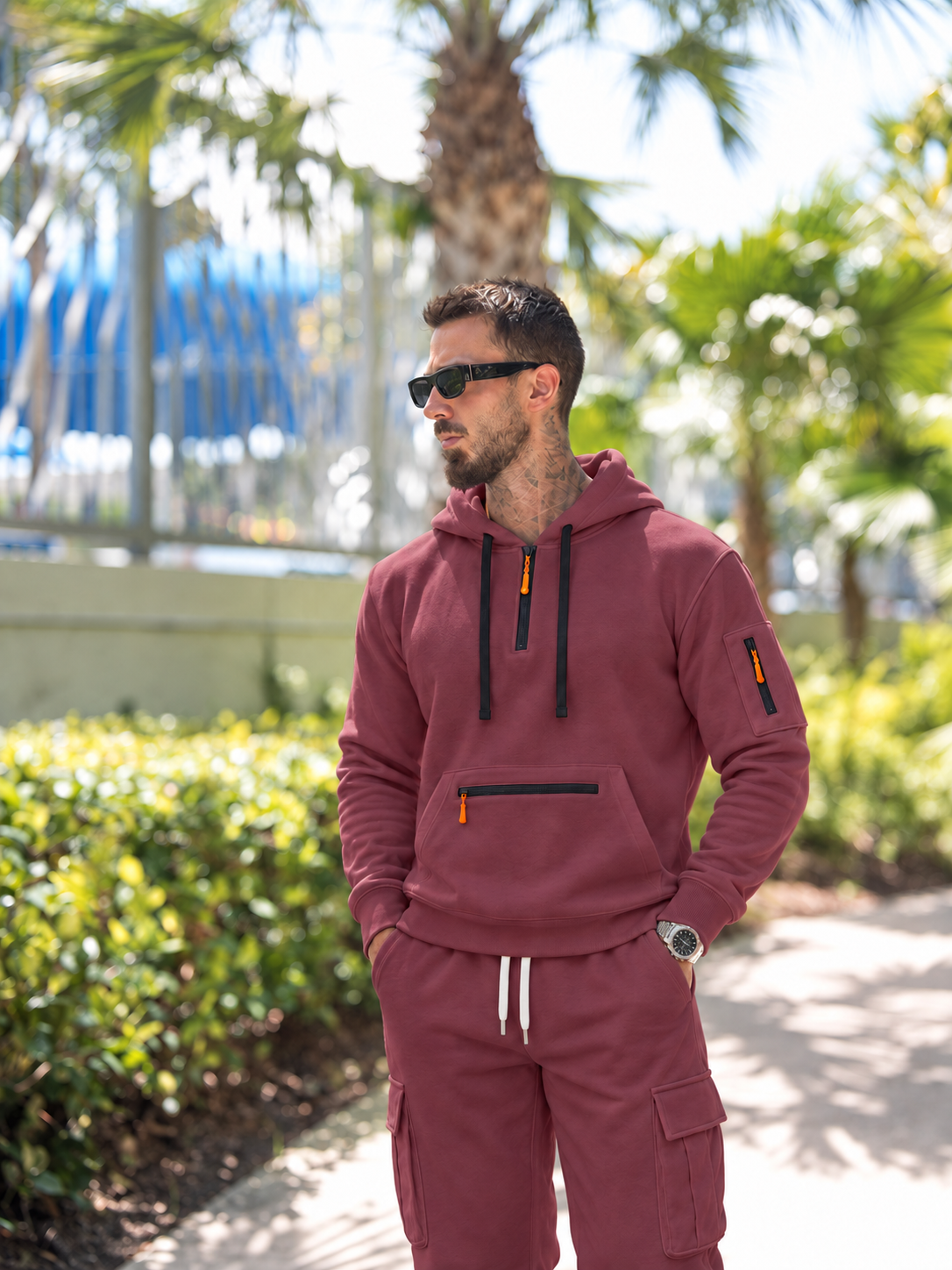 🍂Men’s Hooded Two-Piece Set – Relaxed-Fit Top & Pants for Fall & Winter