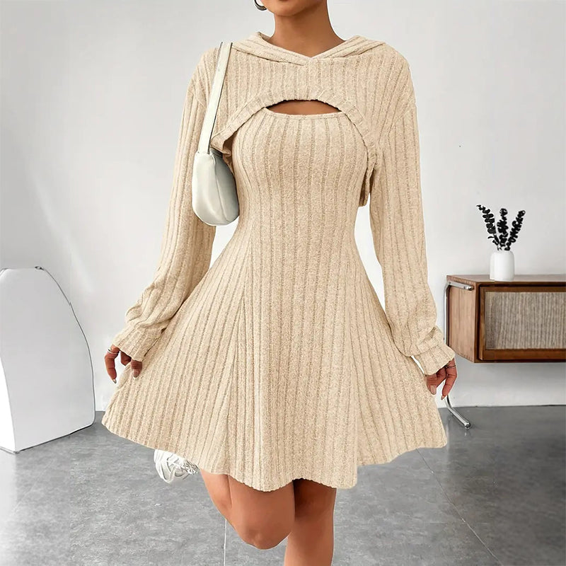 Women's Ribbed Knit Two-Piece Lounge Set – Long Sleeve Top & Wide-Leg Pants - product image 14