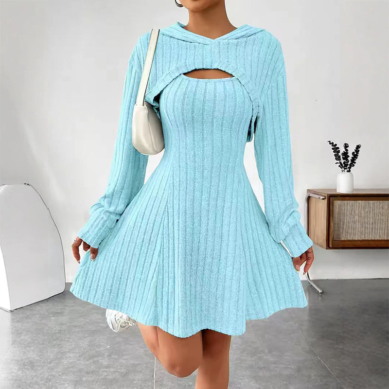 Women's Ribbed Knit Two-Piece Lounge Set – Long Sleeve Top & Wide-Leg Pants - product image 18